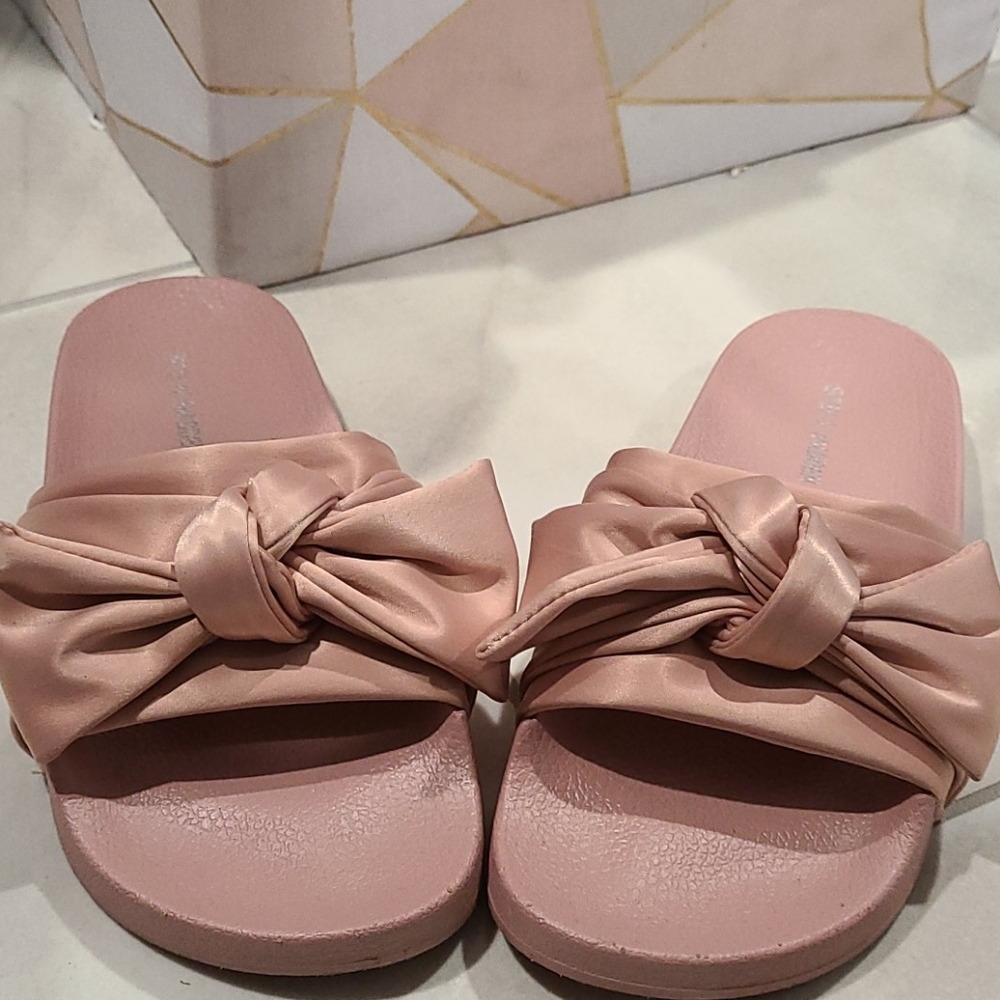 Silky Pink Slides